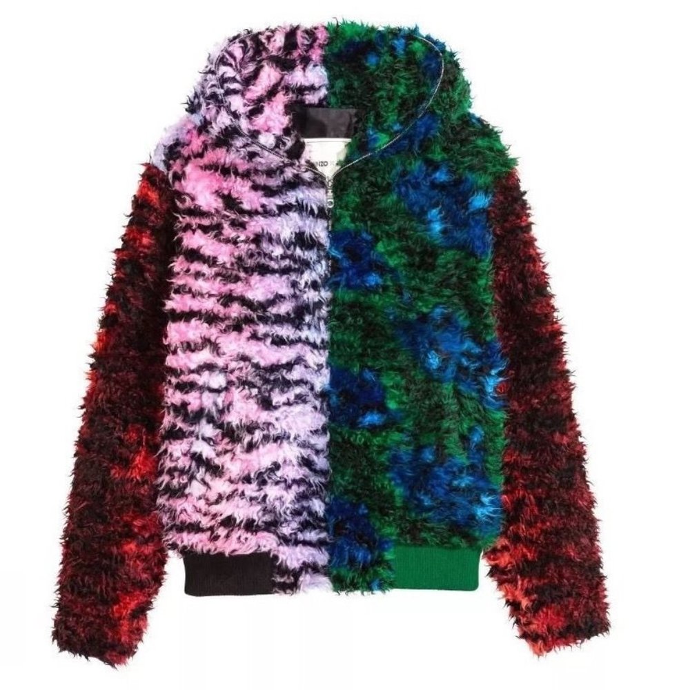 Kenzo x H&M Faux Fur Hooded Jacket
